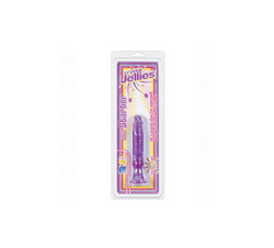 Crystal jellies 6in anal starter - purple